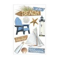 paperhouse 3d lifes a beach stickers