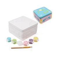 Paint Your Own Square Jewellery Box 11 x 11 x 6 cm
