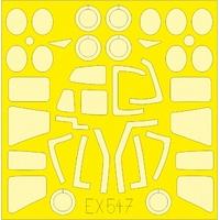 Painting Mask For 1:48 Eduard Masks H21c Shawnee