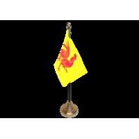 pack of 12 coq walloon table flags