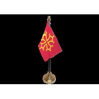 pack of 12 midi pyrenees table flags