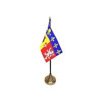 pack of 12 rhone alpes table flags