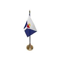 pack of 12 saint martin table flags