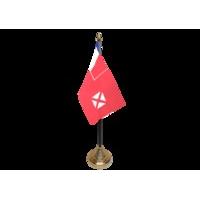 Pack Of 12 Wallis & Futana Table Flags