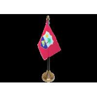 Pack Of 12 West Indies Table Flags