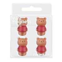 pack of 4 mini bear magnets