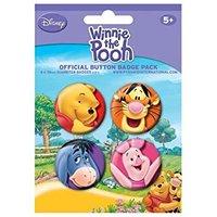 Pack Of 4 Winnie The Pooh Badge Set