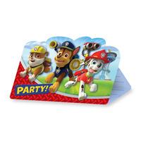 Paw Patrol Party Invitations 8pk