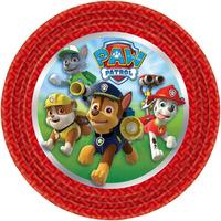 paw patrol plates 23cm 8pk