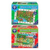 Pack of 2 Nature Past & Present Jigsaws