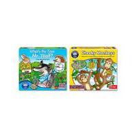 pack of 2 counting time telling games