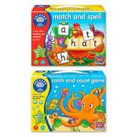 pack of 2 spelling counting games