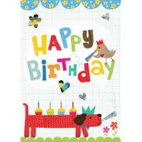 party fun childrens birthday card cm1043