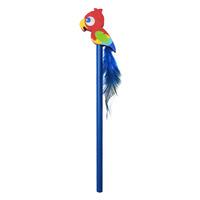 Parrot Pencil Topper and Feather Tail