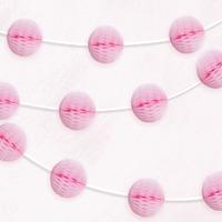 Pale Pink Honeycomb Garland