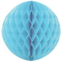 Pale Blue Honeycomb Paper Ball