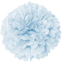 Pale Blue Paper Pom Pom