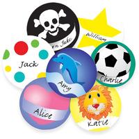 Party Name Stickers