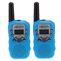 pair of t 388 lovers talking mini 8km handheld 1 lcd screen walkie tal ...