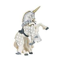 Papo Horse of Knight Unicorn silver(39916)