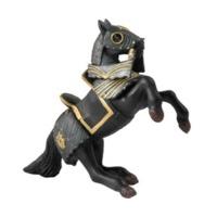 Papo Armoured Reared Up Horse black (39276)