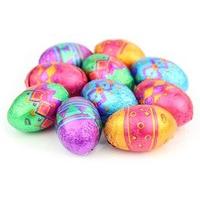 patterned mini chocolate easter eggs bag of 100