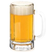 paneled beer mugs 10oz 290ml set of 4