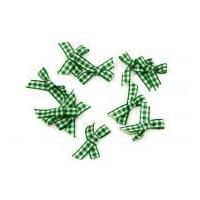 papercellar gingham ribbon bows green