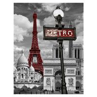 Paris Metro Fleece Blanket