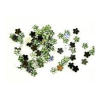 Papercellar Flower Shape Gems Pale Green