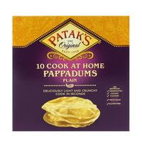 Pataks 10 Plain Pappadums