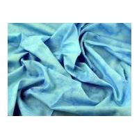 Pastel Digital Print Cotton Poplin Dress Fabric Turquoise