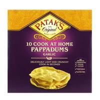 Pataks 10 Garlic Pappadums