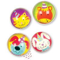 party pets glitter jet balls pack of 4
