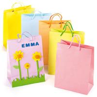 pastel gift bags pack of 6
