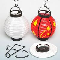 Paper Lantern with LED Light (Pack of 10)