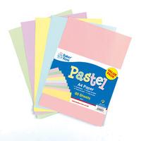 pastel coloured a4 paper value pack per 3 packs