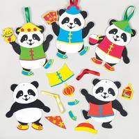 panda mix match decoration kits pack of 30