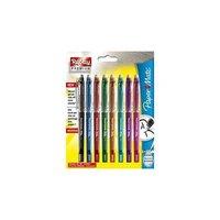 Paper Mate Replay Premium Erasable Ink Rollerball Pen 0.7mm Tip Width 0.35mm Line Width (Assorted Colours) Ref 1901326 Pack of 12 Pens