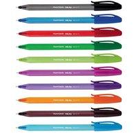 paper mate inkjoy 100 ballpoint pen assorted colours pack of 10 pens