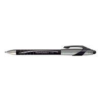 Paper Mate FlexGrip Elite (Black) Ballpoint Pen Retractable 1.4mm Tip 1.0mm Line (Pack of 12 Pens)