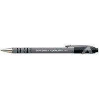 Paper Mate FlexGrip Retractable (Black) Ballpoint Pen Medium 1.0mm Tip 0.5mm Line (Pack of 12 Pens)