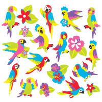 Parrot Foam Stickers (Pack of 120)