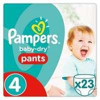 pampers baby dry pants size 4 carry pack 23 nappies