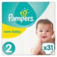 Pampers New Baby Size 2 Carry Pack 31 Nappies