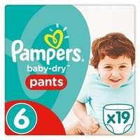 Pampers Baby-Dry Pants Size 6 Carry Pack 19 Nappies