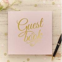 Pastel Pink Guest Book