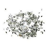 Papercellar Petal Shape Gems Silver