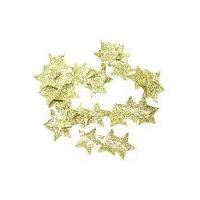 papercellar cut out glitter stars gold