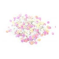 papercellar daisy flower shape sequins white pink